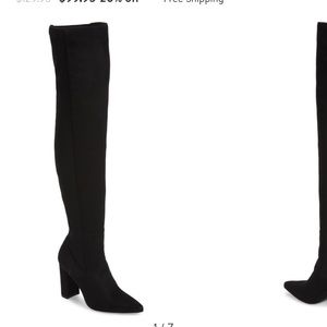 STEVEN MADDEN 5.5 LONG SUEDE BOOTS